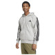 Adidas Ανδρική ζακέτα Essentials 3-Stripes Fleece Full-Zip Hoodie Adidas Ανδρική ζακέτα Essentials 3-Stripes Fleece Full-Zip Hoodie
